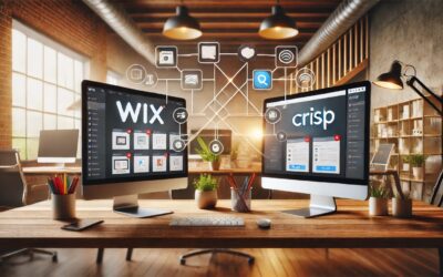 Chatbot sur Wix : logiciels Wix et Crisp : Helen, Isabelle, Christian